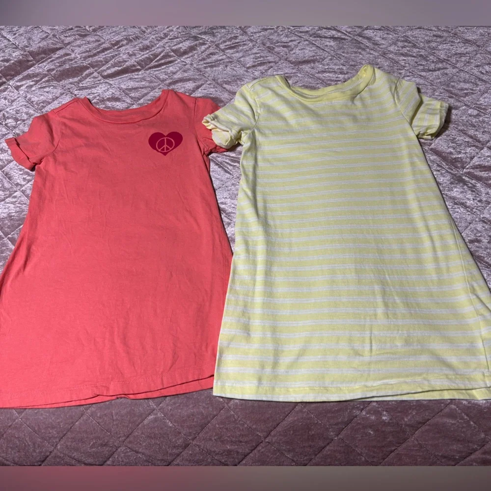 Gap Kids Graphic T-Shirt Dresses Size S (6-7)